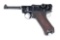 (C) MAUSER BYF CODE 1940 LUGER SEMI AUTOMATIC PISTOL.