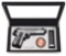 (M) ARSENAL FIREARMS M2011-A1 DUELLER PRISMATIC SEMI AUTOMATIC PISTOL IN CASE WITH USMC EMBLEM IN CA