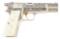 (C) BROWNING RENAISSANCE ENGRAVED HI-POWER 9MM SEMI-AUTOMATIC PISTOL.
