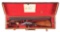 (A) JOHN RIGBY & CO. DOUBLE BARREL ROTARY UNDERLEVER HAMMER RIFLE WITH CASE.
