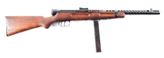 (N) HIGHLY DESIRABLE WORLD WAR 2 ITALIAN BERETTA MODEL 38A MACHINE GUN (CURIO & RELIC).
