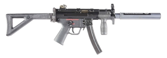 (N) H&K SP-89 HOST GUN WITH FLEMING FIREARMS AUTO SEAR PACK MACHINE GUN & TAC ORDNANCE TRI-LUG SUPPR