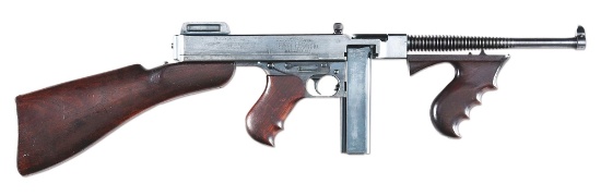 (N) LOW THREE DIGIT NUMBER COLT THOMPSON 1921A MACHINE GUN (CURIO AND RELIC).