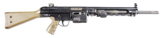 (N) FANTASTIC TERRY DYER MANUFACTURED HECKLER AND KOCH HK-21 BELT FED MACHINE GUN (FULLY TRANSFERABL