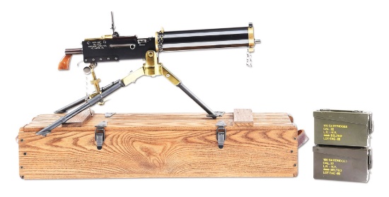 (N) RARE TREMENDOUSLY ATTRACTIVE UNFIRED TIPPMAN FULLY AUTOMATIC FUNCTIONAL MINIATURE SCALE REPLICA