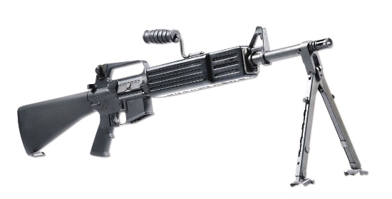 (N) INCREDIBLY RARE UNFIRED ORIGINAL FACTORY COLT LMG MACHINE GUN (FULLY TRANSFERABLE).