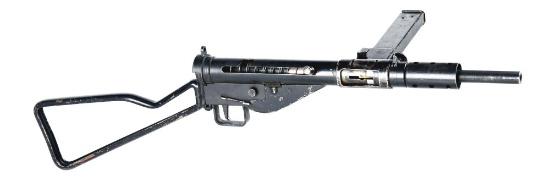 (N) FINE CONDITION ORIGINAL BRITISH STEN MK II MACHINE GUN (CURIO & RELIC).