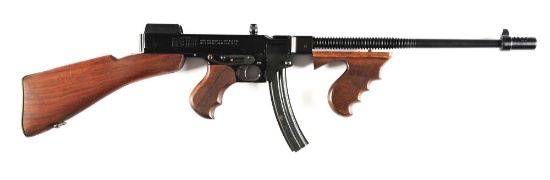 (N) SCARCE AND POPULAR AUTO ORDNANCE MODEL 1927A3 THOMPSON MACHINE GUN IN .22 LONG RIFLE (CURIO & RE