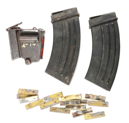 INCREDIBLEY SCARCE AND FABULOUS CONDITION ORIGINAL JAPANESE TYPE 96 MACHINE GUN LOADING TOOL, TWO OR