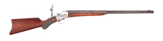 (A) REMINGTON HEPBURN .44-90 SINGLE SHOT NO. 3 SPORTING RIFLE.