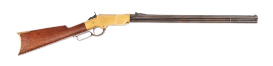 (A) HENRY 1860 .44 RIMFIRE LEVER ACTION RIFLE.