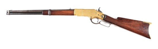 (A) WINCHESTER MODEL 1866 SADDLE RING CARBINE.