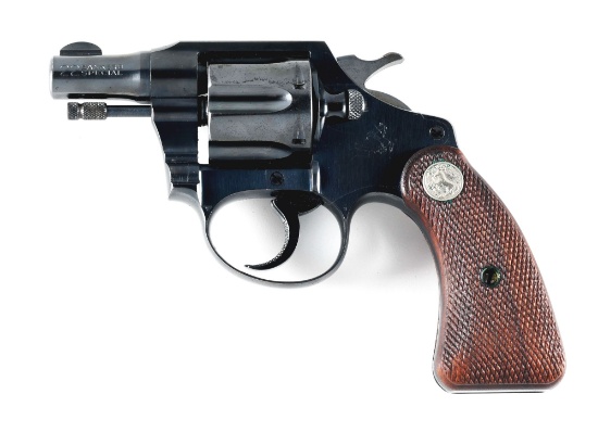 (C) COLT BANKER'S SPECIAL DOUBLE ACTION SNUB NOSE REVOLVER (1934).