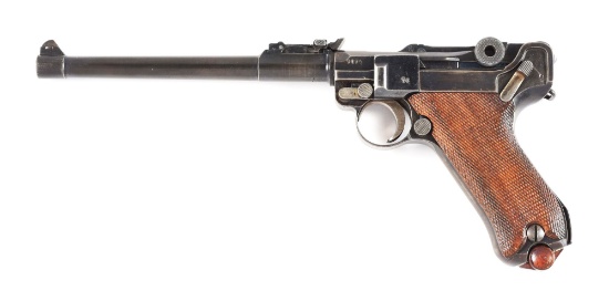 (C) RARE NORDSEE WWI GERMAN NAVY MARKED DWM 1920/1917 ARTILLERY LUGER PISTOL, EX- STURGESS COLLECTIO