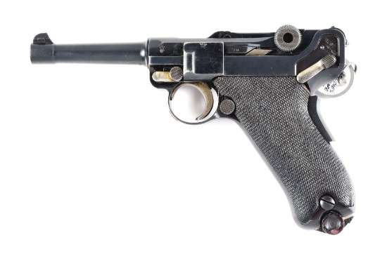 (C) RARE DWM 1906 DUTCH LUGER 9MM PISTOL, EX- STURGESS COLLECTION.