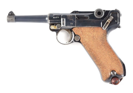 (C) DWM 1920/1917 LUGER SEMI AUTOMATIC PISTOL.