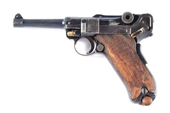 (C) 1906 ROYAL PORTUGESE NAVY LUGER SEMI AUTOMATIC PISTOL.