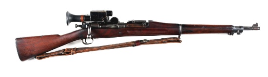 (C) SPRINGFIELD M1903 SNIPER BOLT ACTION RIFLE WITH WARNER-SWASEY SCOPE.