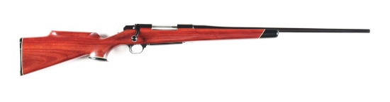 (M) AMARANTH (PELTGYNE SPP.) STOCKED BROWNING BBR BOLT ACTION RIFLE.