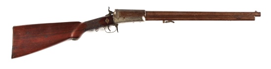 (A) T. H. BOURKE SWING OUT SHOTGUN WITH BAYONET.