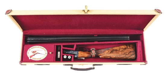 (C) PARKER BROS.VHE GRADE 20 GAUGE SIDE BY SIDE SHOTGUN UPGRADED TO AHE GRADE.