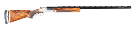 (M) STUNNING PERAZZI TMS SINGLE BARREL TRAP ENGRAVED BY TOMASONI AND IMPORTED BY ITHACA GUN CO.
