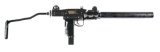 (N) FLEMING FIREARMS UZI AUTO SEAR INSTALLED IN IMI MINI-UZI HOST GUN WITH BLAYLOCK GUN WORKS AP-9 S