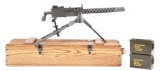 (N) SCARCE CASED TIPPMAN FULLY AUTOMATIC FUNCTIONAL MINIATURE REPLICA OF BROWNING MODEL 1919A4 BROWN