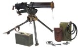 (N) RARE COLT MODEL OF 1919 WATER COOLED MACHINE GUN ON COLT COMMERCIAL TRIPOD (CURIO & RELIC).