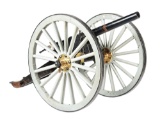 (A) FINE ANTIQUE HOTCHKISS 2 POUNDER CANNON ON ORIGINAL 1894 HOTCHKISS CARRIAGE.