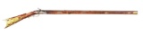 (A) PENNSYLVANIA PERCUSSION LONG RIFLE SIGNED J.G. BREIGLE.