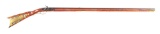 (A) PERCUSSION KENTUCKY RIFLE BY D.B. BORDER.