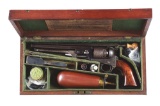 (A) LONDON CASED COLT MODEL 1851 NAVY REVOLVER WITH ACCESSORIES