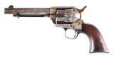 (A) COLT ARTILLERY SINGLE ACTION REVOLVER.