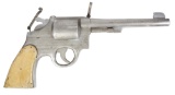 LARGE WOODEN REVOLVER ADVERTISING TRADE SIGN.