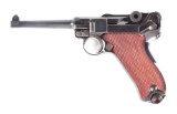 (C) DWM M-2 PORTUGUESE CONTRACT LUGER SEMI-AUTOMATIC PISTOL.