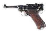 (C) SIMSON AND CO SUHL LUGER SEMI AUTOMATIC PISTOL.