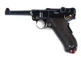 (C) DWM 1906 AMERICAN EAGLE LUGER SEMI AUTOMATIC PISTOL.