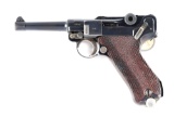 (C) 1936 MAUSER S/42 LUGER SEMI AUTOMATIC PISTOL.