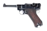 (C) MAUSER BYF CODE 1940 LUGER SEMI AUTOMATIC PISTOL.