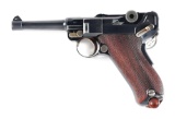 (C) DWM 1906 AMERICAN EAGLE LUGER SEMI AUTOMATIC PISTOL.