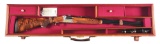 (C) LUDWIG BOROVNIK BEST RIFLE IN .375 H&H WITH CASE.