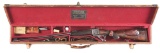 (C) CASED GIBBS FARQUHARSON SINGLE SHOT .280 FLANGED NITRO EXPRESS RIFLE, OWNED BY JONATHAN KIRTON A