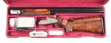 (M) PERUGINI AND VISINI 12 GAUGE OVER UNDER SHOTGUN WITH CASE.