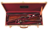 (C) NICE MATCHED PAIR OF HOLLAND & HOLLAND NORTHWOOD .410 BORE SIDE BY SIDE SHOTGUNS IN CASE.