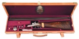 (M) ELEGANT BERNARDELLI ENGRAVED SELF COCKING BERTUZZI HAMMER .410 BORE SIDE BY SIDE EJECTOR SHOTGUN