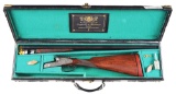 (C) CASED COGSWELL & HARRISON SIDELOCK 12 BORE SIDE BY SIDE SHOTGUN.