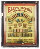 ELEY BROS. SPORTING SHOTSHELL CARTIDGE BOARD.