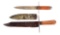 LOT OF 2: CIVIL WAR BOWIE KNIVES.