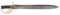 CONFEDERATE COURTNEY AND TENNENT NAVAL CUTLASS WITH BRASS GUARD
